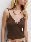 Топ Pull&Bear Pull&Bear PACIFIC, Brown - фото 5