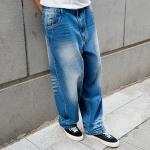 Джинсы унисекс MIND ERROR, коричневый - фото 8