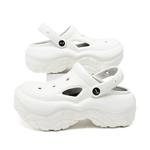 Клоги женские бело-черные EXULL Q - фото 5