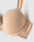 Бюстгальтер из пеноматериала для девочек на косточках Cotton Juice, бежевый - фото 2