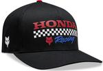 Fox Racing Mens Honda Flexfit Hat, Black - фото