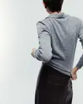 Поло с воротником Sfera, серый - фото 4