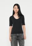 Футболка Calvin Klein SCOOP DRAPY, Black - фото