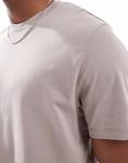 Футболка ASOS DESIGN Essential с круглым вырезом в каменном цвете - фото 2