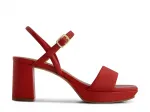 Сандалии на платформе Bernardo Canto, красные - фото 3