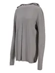 Худи с длинными рукавами Rick Owens, серый - фото 4