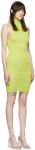 Зеленое мини-платье Emma a. roege hove - фото 2