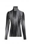 Топ icebreaker VERTEX LS HALF Z PEAK AOP, Black Obsidian Alloy J/Black - фото 3