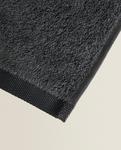 Набор полотенец Zara Home Cotton, 3 предмета, темно-серый - фото 6