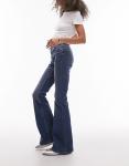 Джинсы Topshop Jamie Flare, синий - фото 3