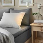 Простыня Ikea Ullvide Shaped Fitted For Replacement Mattress, 120x200 см, серый - фото 6