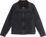Рубашка Stussy Washed Canvas Work Shirt 'Black', черный - фото 2