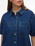 Vero Moda Curve Рубашка-платье 'VMCMIGGA' в синем дениме - фото 6