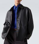 Кожаная куртка Lemaire, Asphalt - фото 5