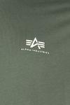 Футболка Alpha Industries Basic T Small Logo, зеленый - фото 2