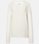 Кашемировый свитер Toteme, экрю - фото