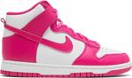 Кроссовки Nike Wmns Dunk High 'Pink Prime', белый - фото 2