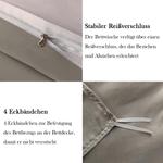 Комплект постельного белья Nesture, 2 предмета, 140х200/80x80 см, серо-коричневый/бежевый - фото 3