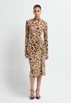 Платье adL Shift dress, Leopard Brown/Brown - фото