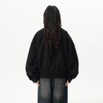 Куртка Unisex Stand Collar Moderate ZIAREL, черный with removable logo - фото 6