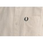 Хлопковая рубашка FRED PERRY, бежевый - фото 5
