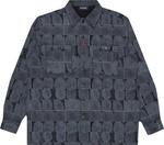 Рубашка Pleasures Trace Denim Work Shirt 'Black', черный - фото 2
