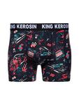 Трусы боксеры King Kerosin Boxershorts Rockabilly Devil, черный - фото