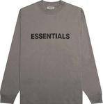 Лонгслив Fear of God Essentials Long-Sleeve Tee 'Stone', серый - фото 2