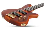 Электрический бас-гитара Schecter Stiletto Studio-5. Медовый атлас (HSN) - фото 13