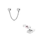 Pandora 925 Sterling Silver Safety Chain Women's Silver - фото