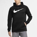 Толстовка Nike Therma Swoosh Training Pullover Black, черный - фото 3