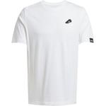 Футболка с графикой подписи Копы Adidas, белый - фото