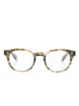 Очки трапециевидной формы Oliver Peoples, зеленый - фото