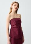 Топ STRAPLESS Jimmy Key, бургундия - фото 6