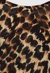 Платье Mango ANIMAL-PRINT MIDI, Black Brown/Black - фото 9