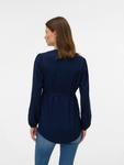 Блуза MAMALICIOUS MLElva Lia, темно-синий - фото 4