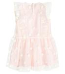 Платье из тюля с вышивкой Stella McCartney Kids, розовый - фото 4