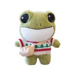 Плюшевая игрушка милая лягушка 29 см Abay, Love Sweater - фото 5
