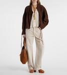 Джинсовые платформенные сандалии Jodie 105 Staud, желто-коричневый - фото 3