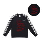 Свитшот унисекс Adidas, черный - фото 3