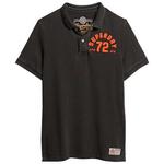 Поло Superdry Vintage Athletic, серый - фото 2