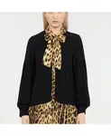 Мини-Платье с леопардовым принтом Roberto Cavalli, черный - фото 2