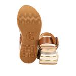 Hogan H432 Кожаные сандалии на платформе, коричневый - фото 9