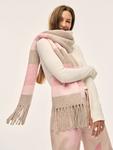 Шарф Kamila Šikl, бежевый/розовый/розовый - фото 2