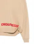 Свитшот с логотипом DSQUARED2, бежевый - фото 3