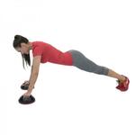 Christopeit вращающиеся отжимания, красный - фото 5