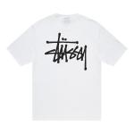 Футболка Stussy Basic Tee 'White', белый - фото 3
