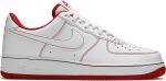 Кроссовки Nike Air Force 1 '07 'Contrast Stitch - White University Red', белый - фото