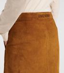 Замшевая мини-юбка Miu Miu, Oliva - фото 5