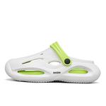 Сабо унисекс MIIOW, White Green - фото